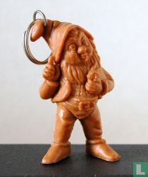 Kabouter met konijn [bruin]