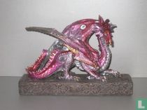 Dragon d'argent/violet