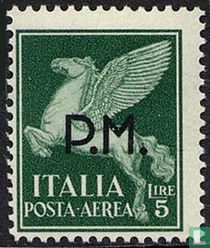 Luftpost mit Aufdruck P.M.