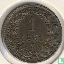 Austria 1 kreuzer 1861 (E)