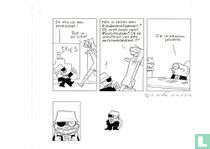Originele tekening stripenvelop