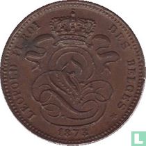Belgium 1 centime 1873