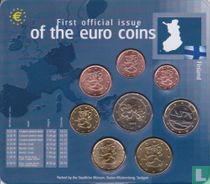 Finnland Kombination Set "First official issue of the euro coins"