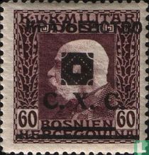 Franz Joseph I, avec surcharge acheter