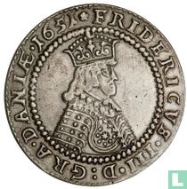 Denemarken 1 krone 1651 (kloksgewijs: DOMINVS PROVIDEBIT)