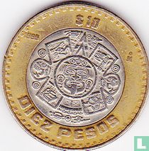 Mexique 10 pesos 1999