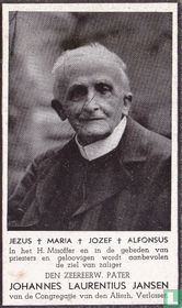 Der selige Pater Johannes Laurentius Jansen