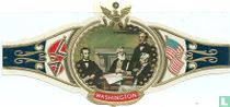 Lincoln in bespreking met zyn minister raad