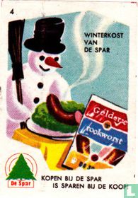 Winterkost van de spar