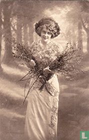 Lady in the forest 1