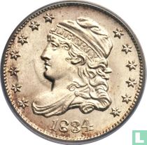 Vereinigte Staaten ½ Dime 1834 (Typ 2)
