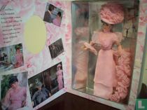 Barbie As Eliza Doolittle in My Fair Lady Dressed in Pink Organza Gown