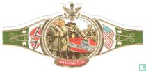 Veteranen van Generaal Lee rollen mistroostig hun vlag op