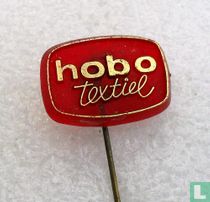 Hobo textiel [gold on transparant red]