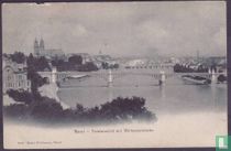 Basel, Totalansicht mit Welfsteinbrücke