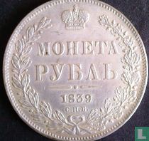 Rusland 1 roebel 1839
