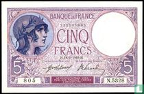 Frankreich 5 Francs 