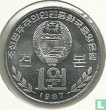 Noord-Korea 1 won 1987 Specimen
