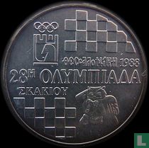 Grèce 100 drachmes 1988 "28th Chess Olympics"