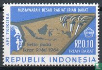 Gage 9 mai 1964 à la population d'Irian Barat