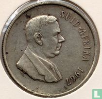 Afrique du Sud 1 rand 1967 (SUID-AFRIKA) "1st anniversary Death of Dr. Hendrik Verwoerd"