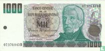 Argentine 1000 Pesos Argentinos 1984