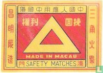 Driehoek - Safety matches