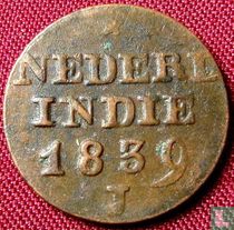 Dutch East Indies 1 cent 1839 (J)