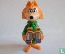 Fiber Fox met verrekijker