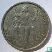 French Polynesia 2 francs 1973