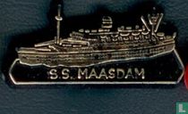S.S. Maasdam [or sur noir]