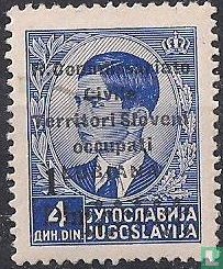 Yugoslav stamps overprinted