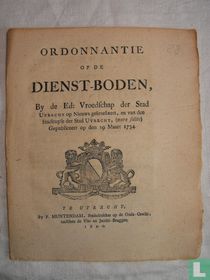 Ordonnantie op de dienst-boden (…)