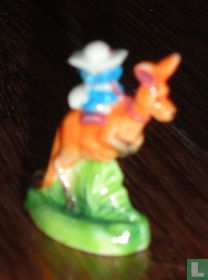 Smurf op kangeroe