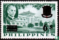 Quezon Institute with overprint for sale