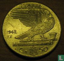 Italien 50 Centisimi 1942