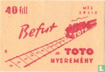 Befut a Toto nyeremény 