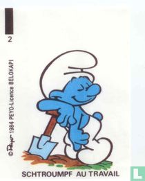 Schtroumpf au Travail