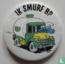 Ik smurf BP (Schtroumpf dans camion-citerne)