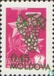 Soviet stamp with overprint