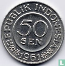 Indonesia 50 sen 1961