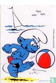 SSMU1263 - Voetballende Smurf