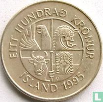 Islande 100 krónur 1995