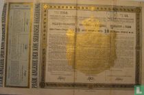 Premie-obligatie der Kon. Serbisch. Regierung, 10 Francs (Dinars) Gold, 1888 Belgrado
