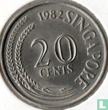Singapur 20 Cent 1982