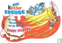 Eiertray label Happy Hippos