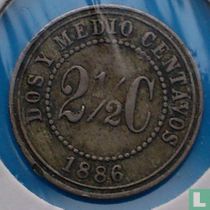 États-Unis de Colombie 2½ centavos 1886