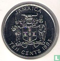 Jamaïque 10 cents 1993
