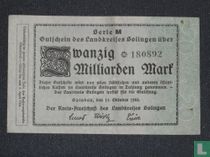 Duitsland 20 Miljard Mark 1923
