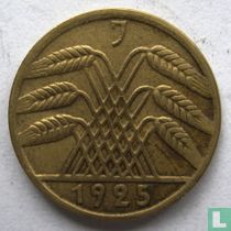 Deutsches Reich 5 Reichspfennig 1925 (J)